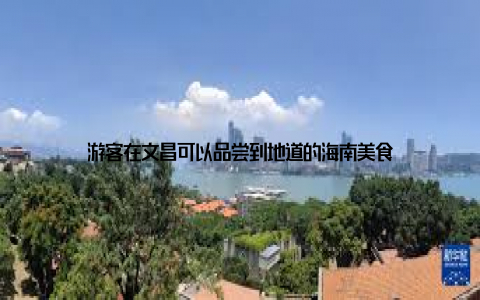 游客在文昌可以品尝到地道的海南美食
