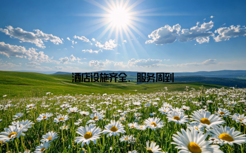 酒店设施齐全, 服务周到