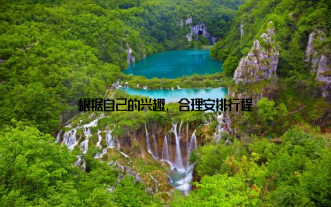 根据自己的兴趣, 合理安排行程
