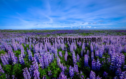 以下为您介绍几个具有代表性的景点